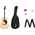Fender Redondo Pack NT Gigbag, Strap, Picks, Strings