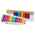 Stagg Metallophon mit 12 Stäben Rainbow Color