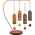 Meinl Cosmic Bamboo Chime Set 4-teilig