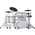 Roland VAD716-PW V-Drum Kit Pearl White