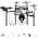 Roland TD-516 V-Drum Komplett Set Bundle