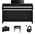 Yamaha CLP-825 PE Digital Piano Polish Black Bundle/Set