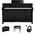 Yamaha CLP-835 PE Digital Piano Polish Black Bundle/Set