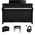 Yamaha CLP-845 PE Digital Piano Black Polish Bundle/Set
