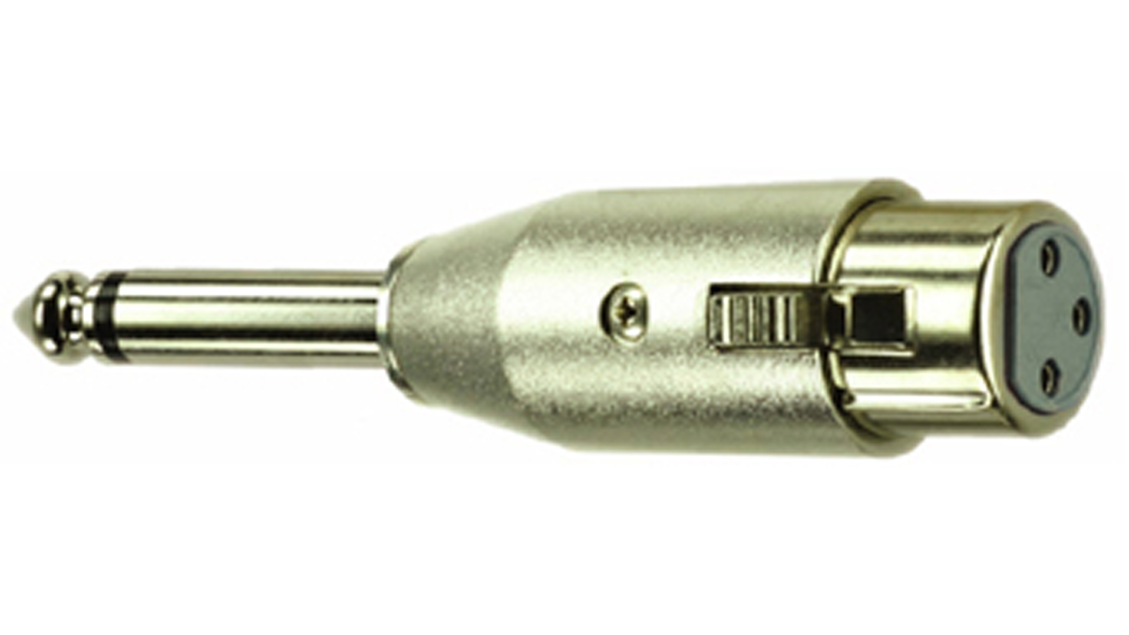 DREITEC Adapter XLR female unsymmetrische Klinke 1680