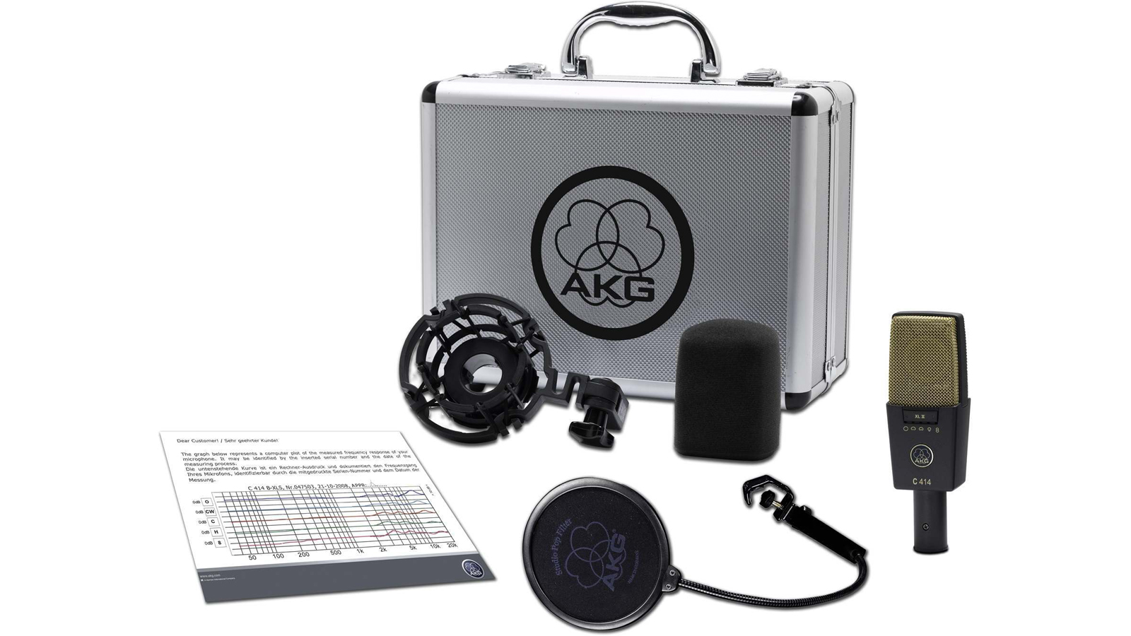 AKG C-414 XL-II Großmembran Kondensator Studio Mikrofon
