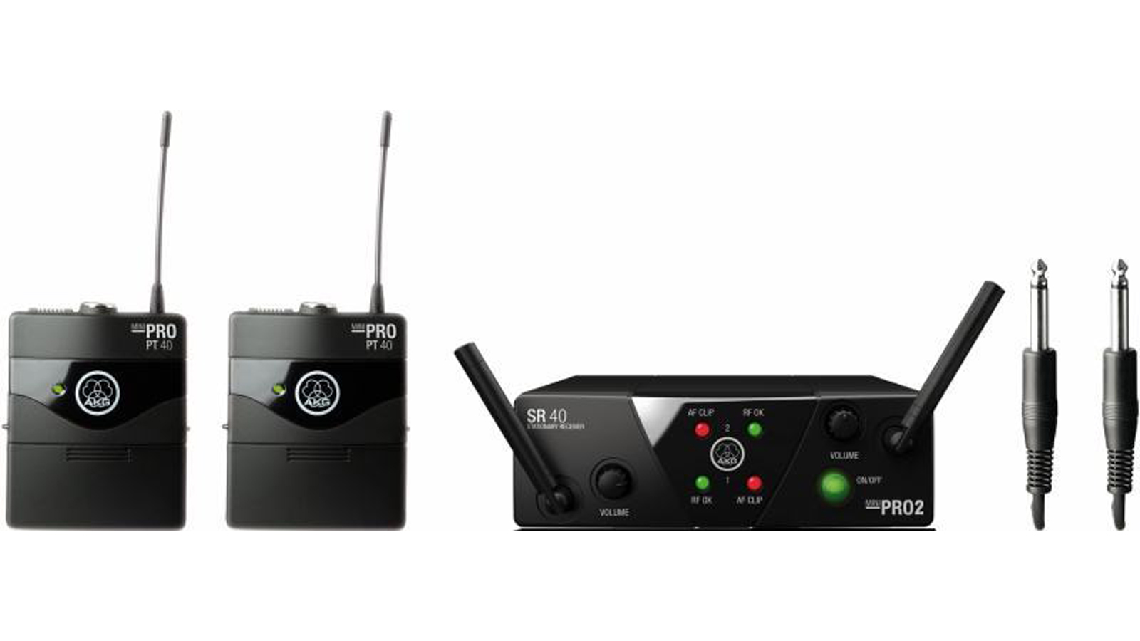 AKG WMS 40 Mini Dual Instrumental Set ISM2/3