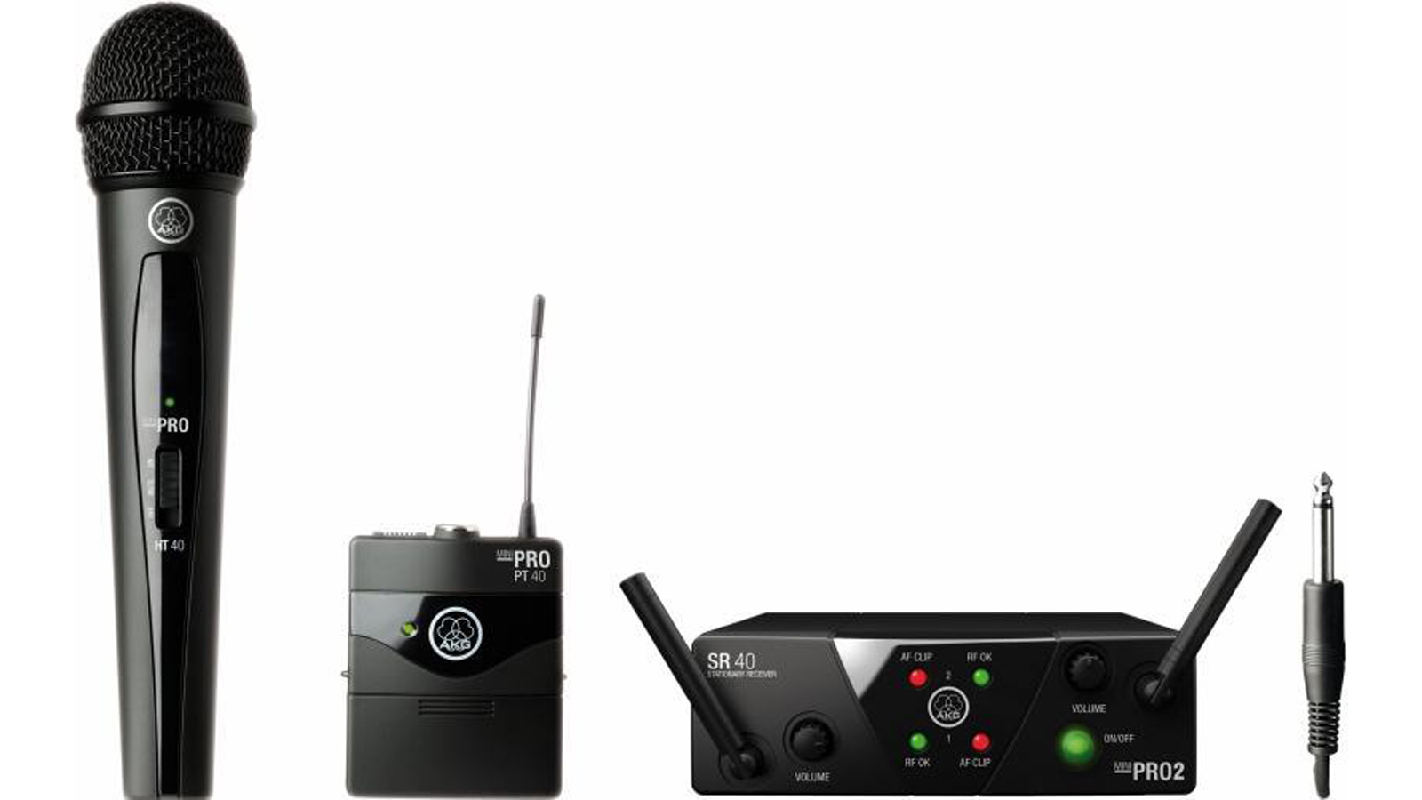 AKG WMS 40 Mini Dual Vocal Instrumental Set ISM2/3