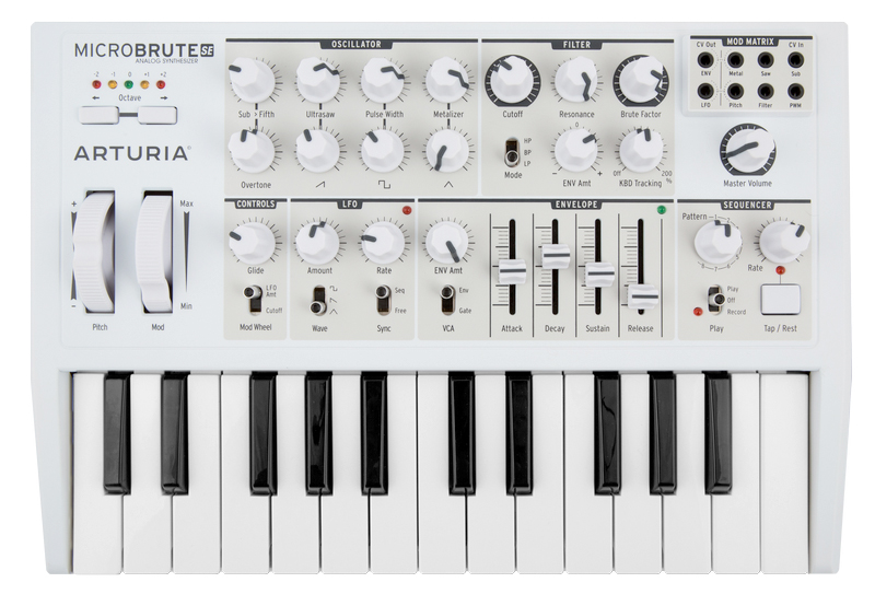 Arturia MicroBrute SE white Analogsynthesizer