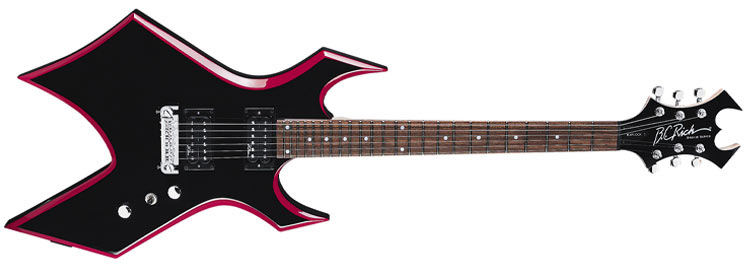 B.C. Rich Red Bevel Pack Komplettset mit Warlock