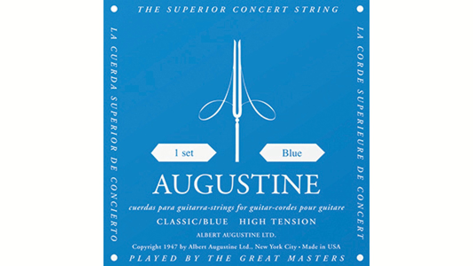 AUGUSTINE Blue High Tension Konzertgitarren Saiten