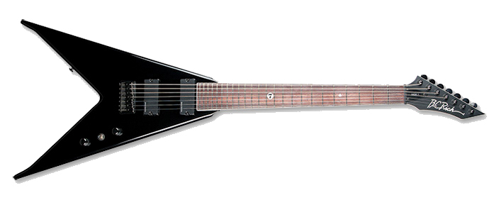 B.C. Rich JVR Lucky 7 Gloss Black