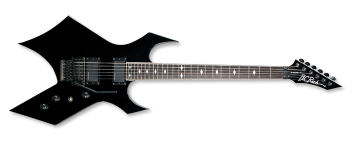 B.C. Rich NJWGFRBK NJ Warlock Black E-Gitarre