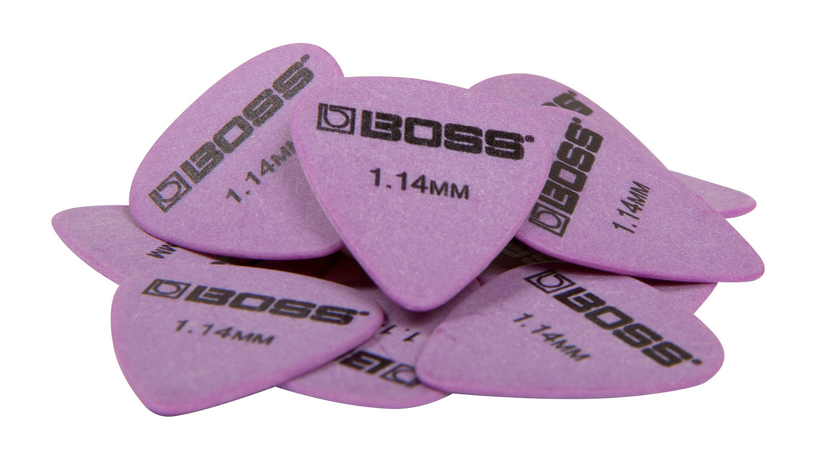 Boss BPK-12-D114 Picks Delrin 12er-Pack 1,14 mm