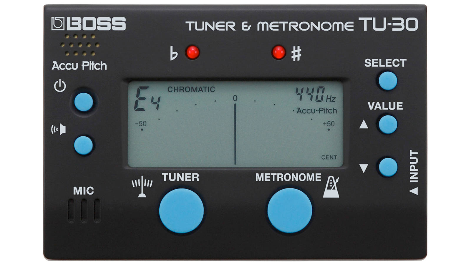 Boss TU-30 Tuner und Metronom