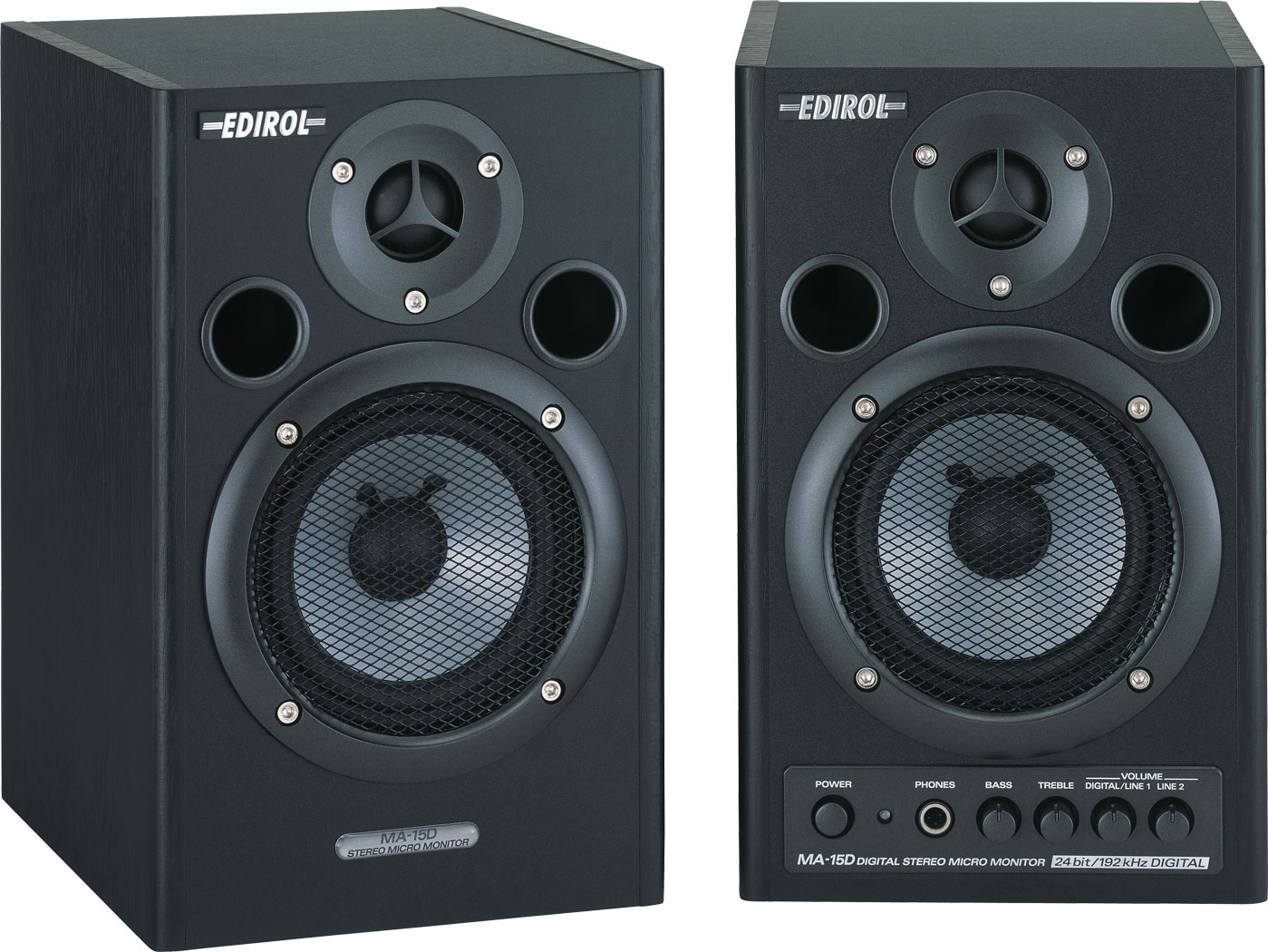 Cakewalk MA-15DBK Digital Stereo Micro Monitore mit Bass Enhancer