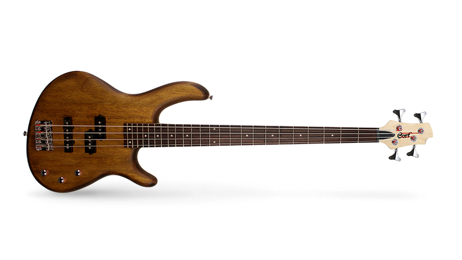 Cort Action PJ OPW E-Bass Open Pore Walnut