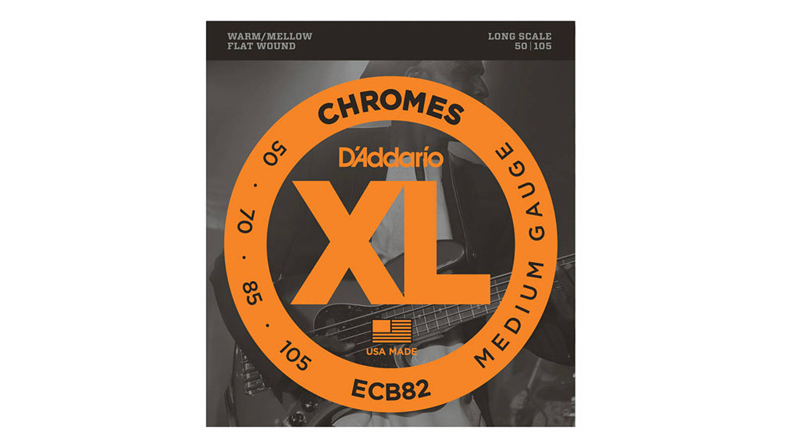 D'Addario ECB82 Flatwound Bass Saiten 050-105