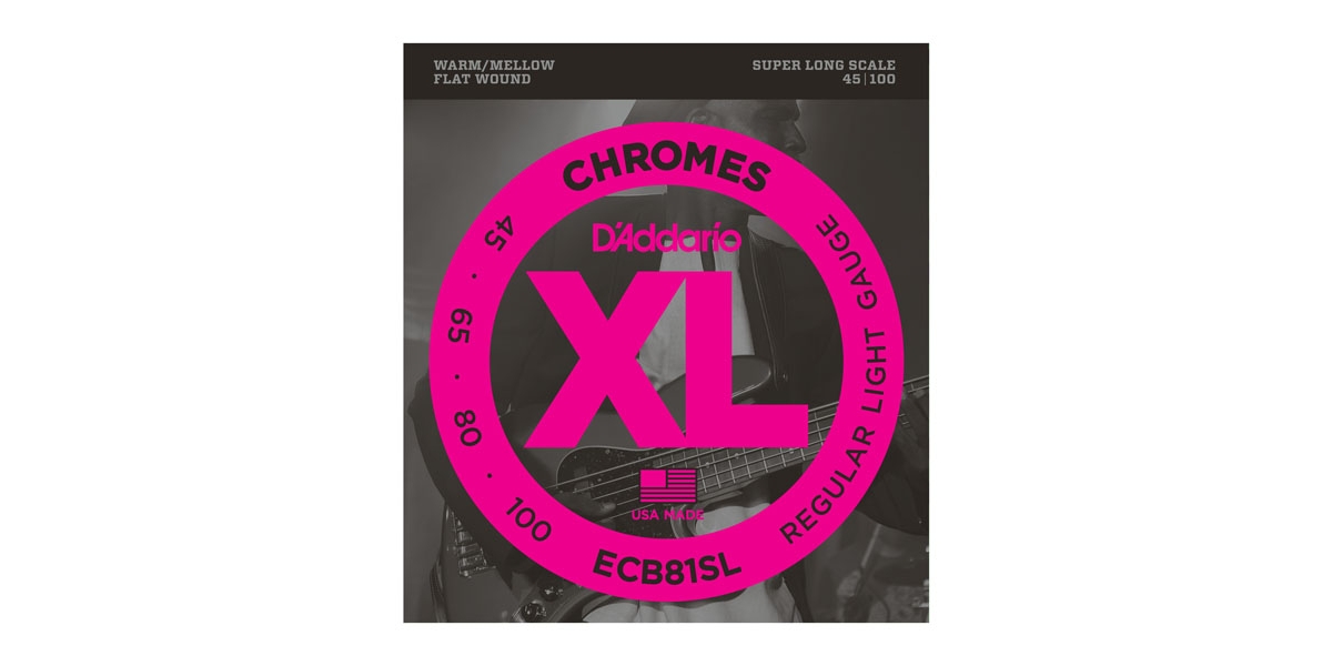 D'Addario ECB81 SL Chromes Light E-Bass 045-100