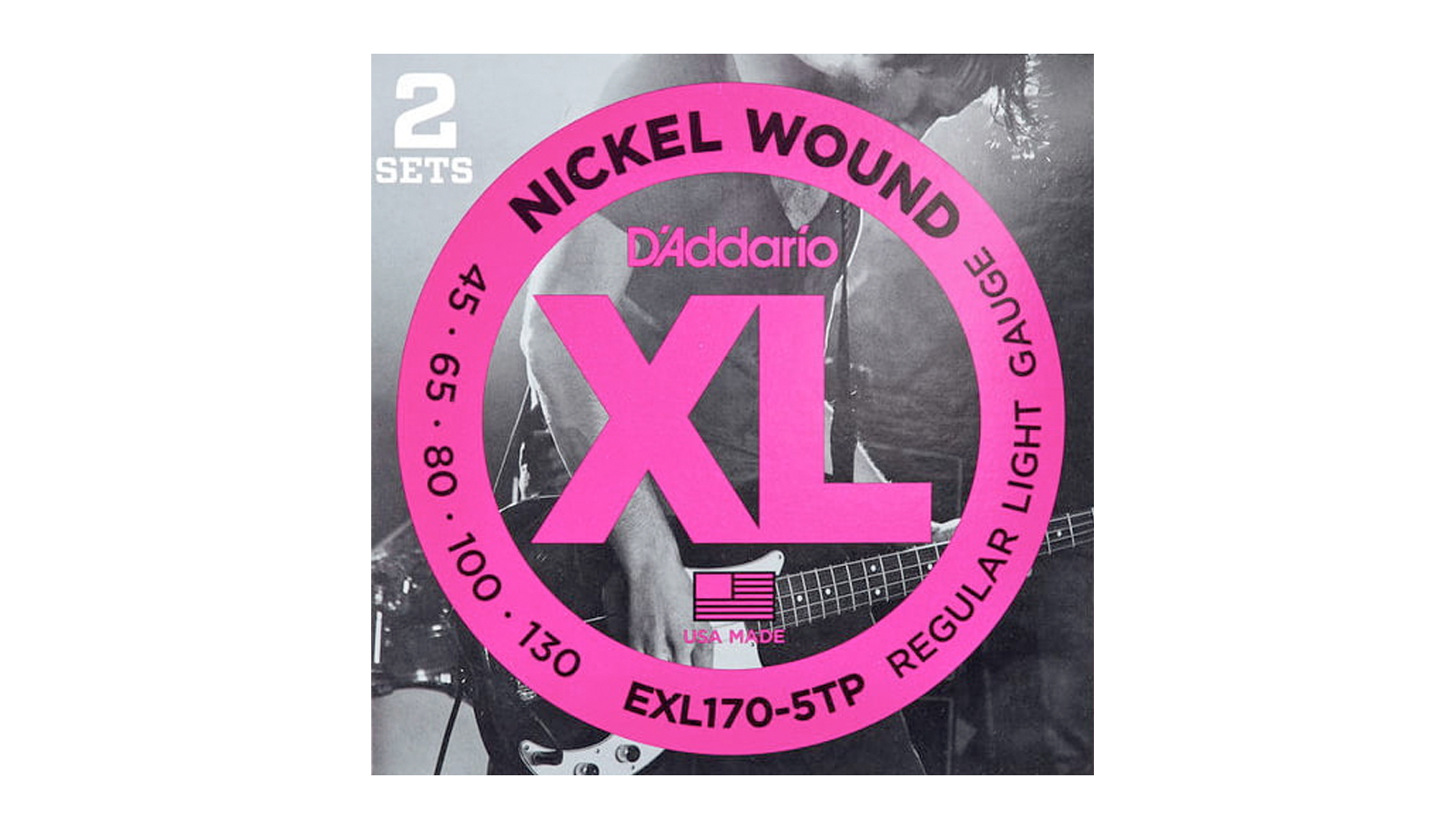 D'Addario EXL-170-5TP Nickel E-Bass Saiten Twin Pack