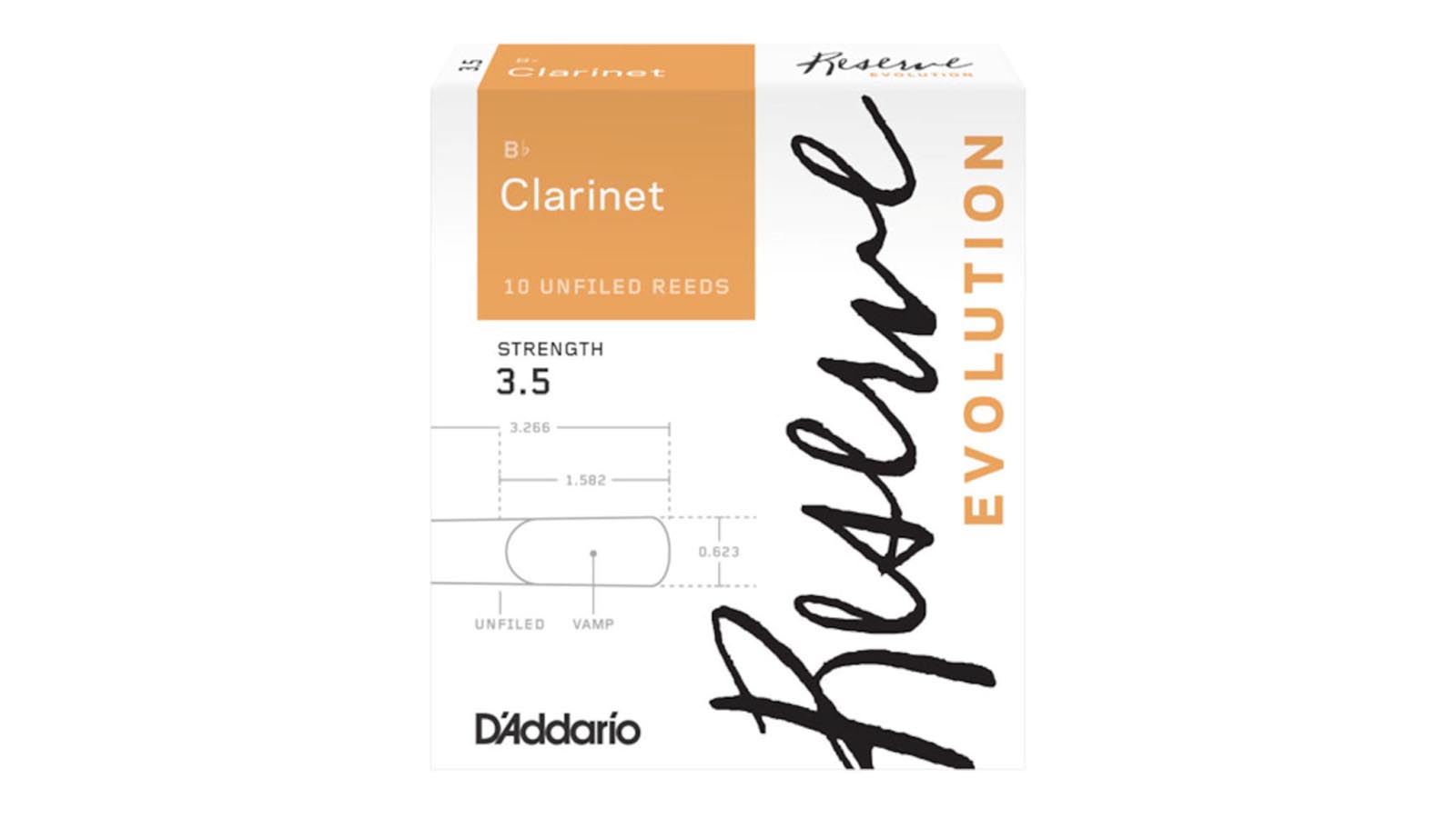 Daddario Reserve Evolution 4,0 Klarinette Bb Blätter