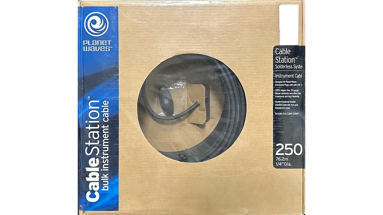 D'Addario Instumentenkabel PW-INSTC-250 Rolle 76,2m