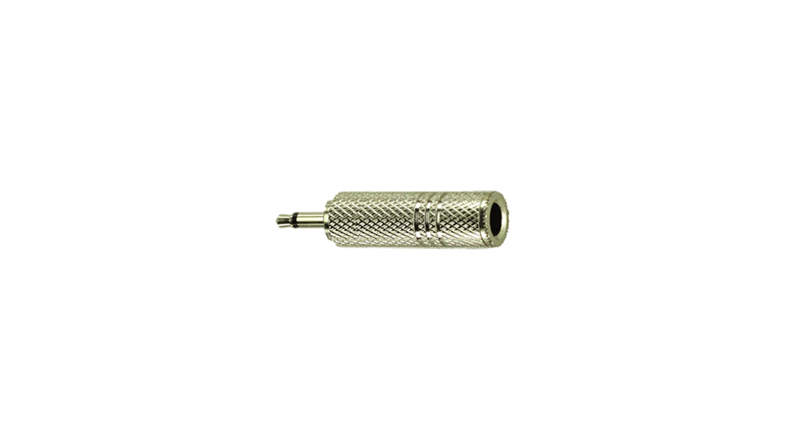 DREITEC Adapter Klinke Kupplung auf Stecker 3,5 mm Mono 1830