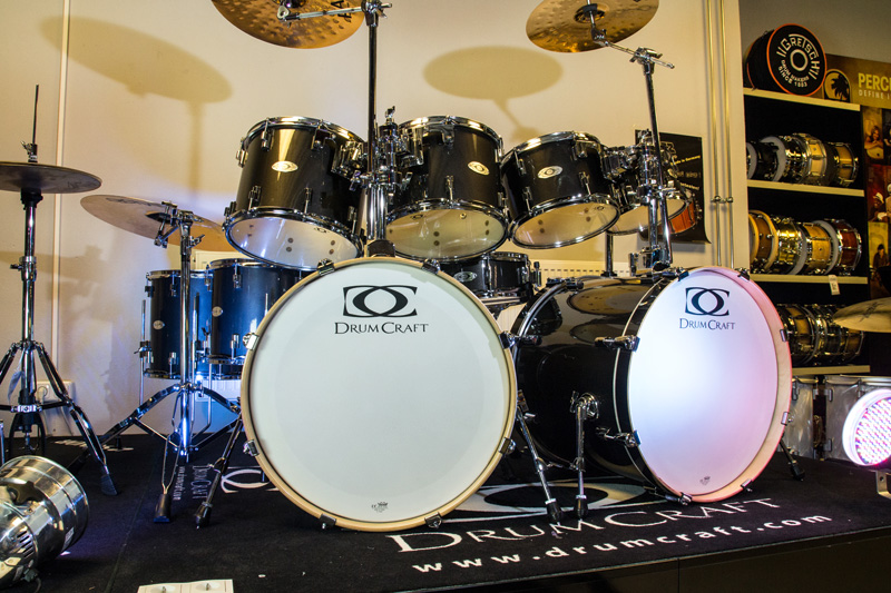 DrumCraft Serie 5 Drumset Hard Coal FFM 2013
