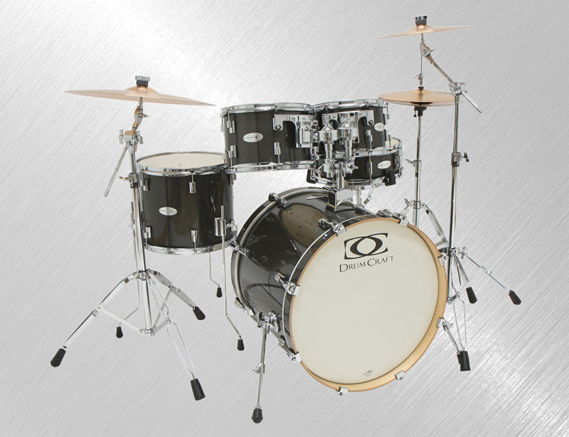 DrumCraft DC513-22FU-H Fusion Drumset Hard Coal
