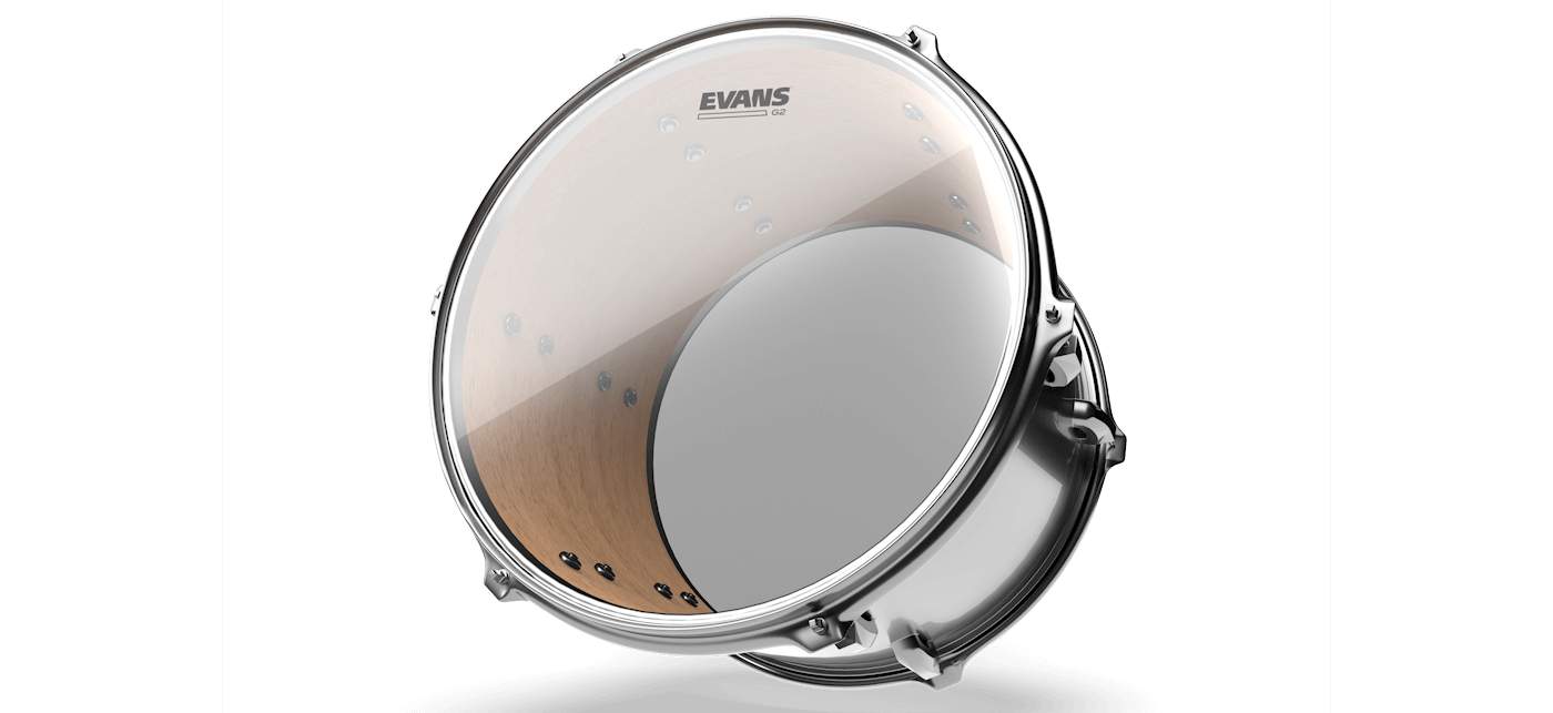 Evans Genera G2 Clear 12"