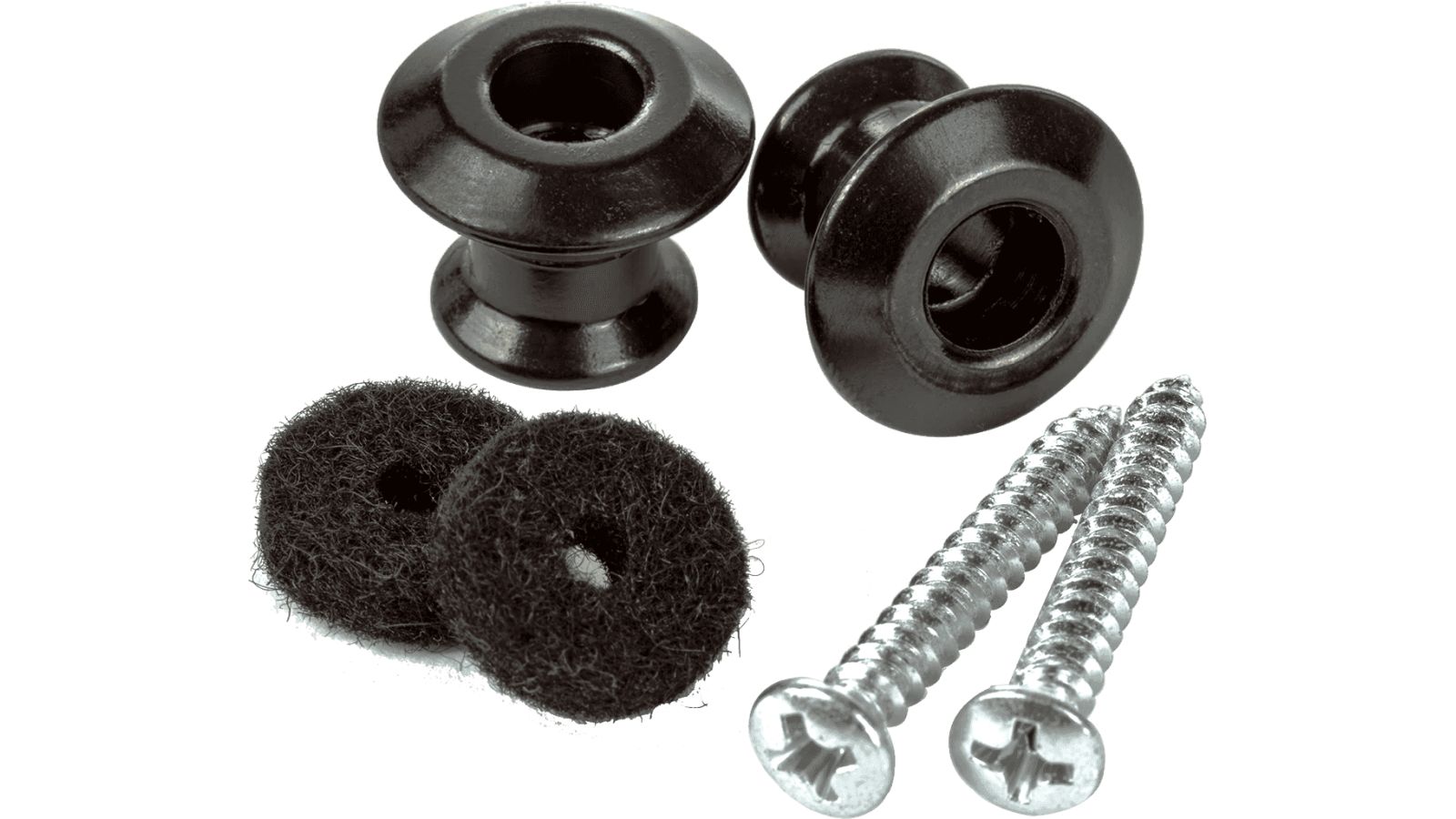 Dunlop Straplok Dual Design Black Set 2 St&uuml;ck Gurtpin