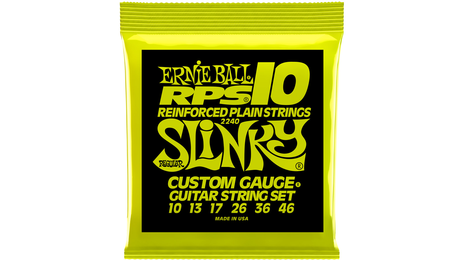 Ernie Ball EB2240 Slinky RPS Gitarrensaiten 010-046