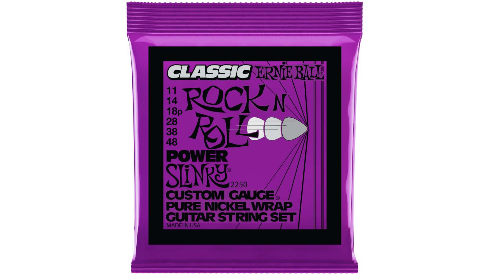 Ernie Ball EB2250 Rock n Roll Power Slinky Saiten 011-048