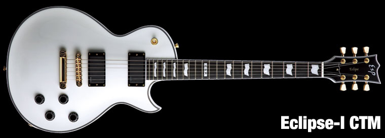 ESP Eclipse I CTM Snow White E-Gitarre