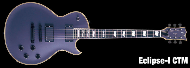 ESP Eclipse I CTM Dark Purple Satin E-Gitarre