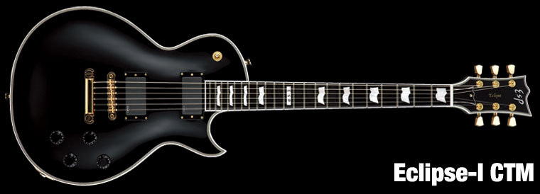 ESP Eclipse I CTM Black E-Gitarre