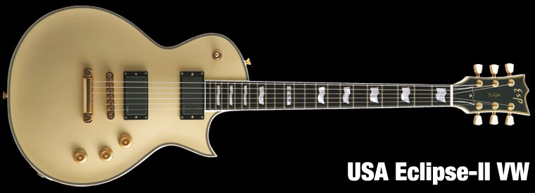 ESP Eclipse II USA Vintage White E-Gitarre