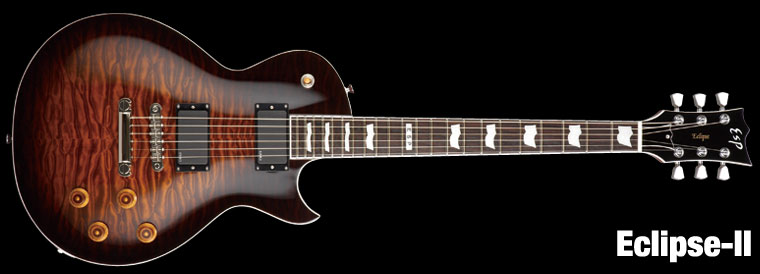 ESP Eclipse II Dark Brown Sunburst E-Gitarre