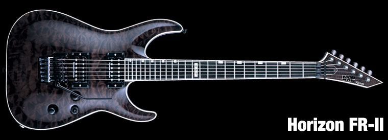 ESP Horizon FR II See Thru Black E-Gitarre