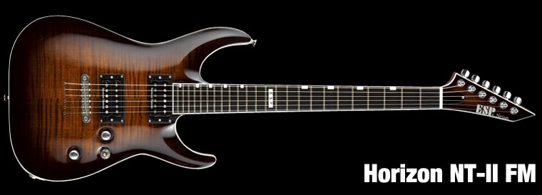 ESP Horizon NT II FM Dark Brown Sunburst E-Gitarre
