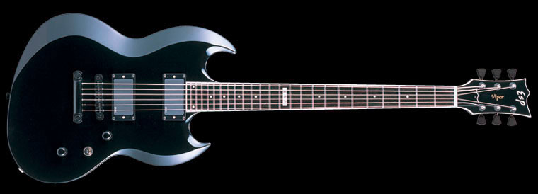 ESP Viper Black E-Gitarre