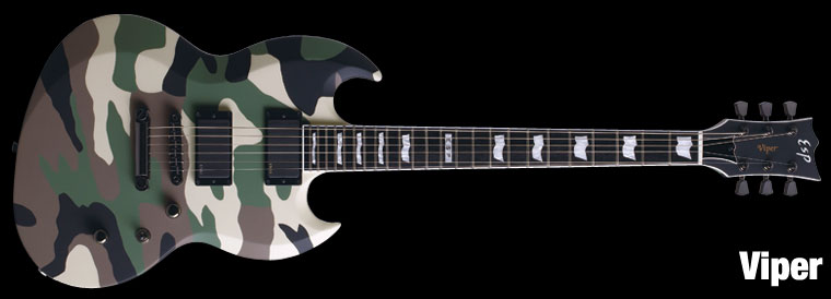 ESP Viper Camo E-Gitarre
