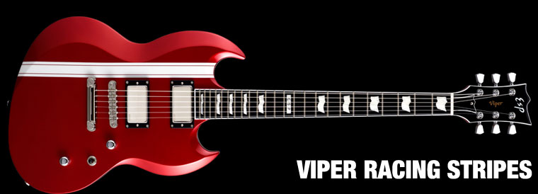 ESP Viper Racing Stripe CAR E-Gitarre