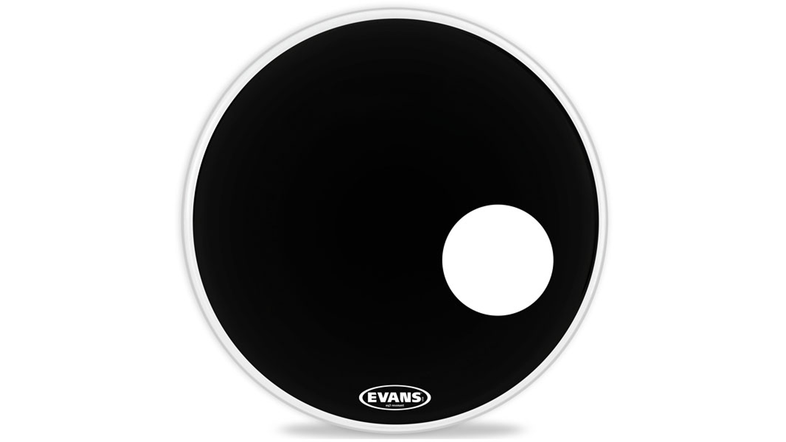 Evans EQ3 Black Bass Drum Reso Fell 22"