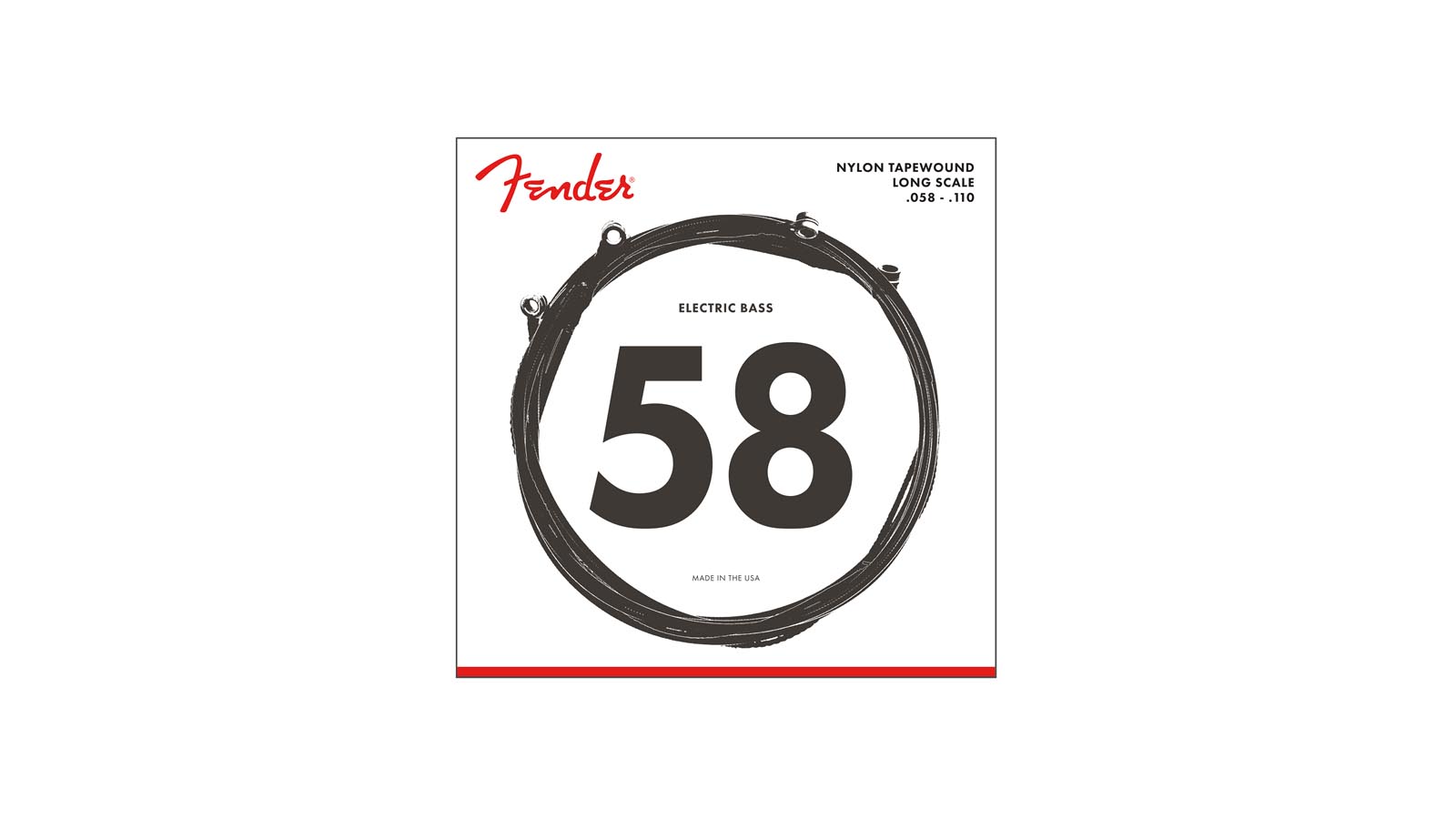 Fender 9120 Nylon Tapewound Bass Strings