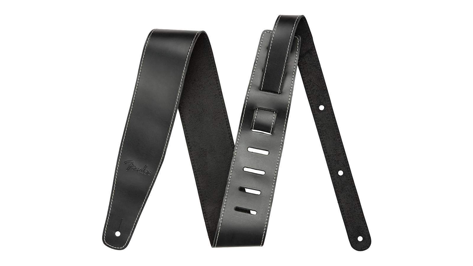 Fender Broken-In Leder Gurt Black