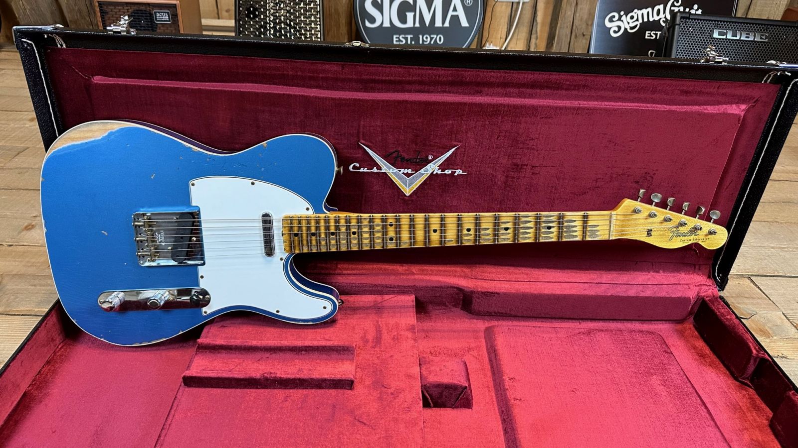 Fender B3 65 Tele Custom MPL HREL Aged Lake Placid Blue