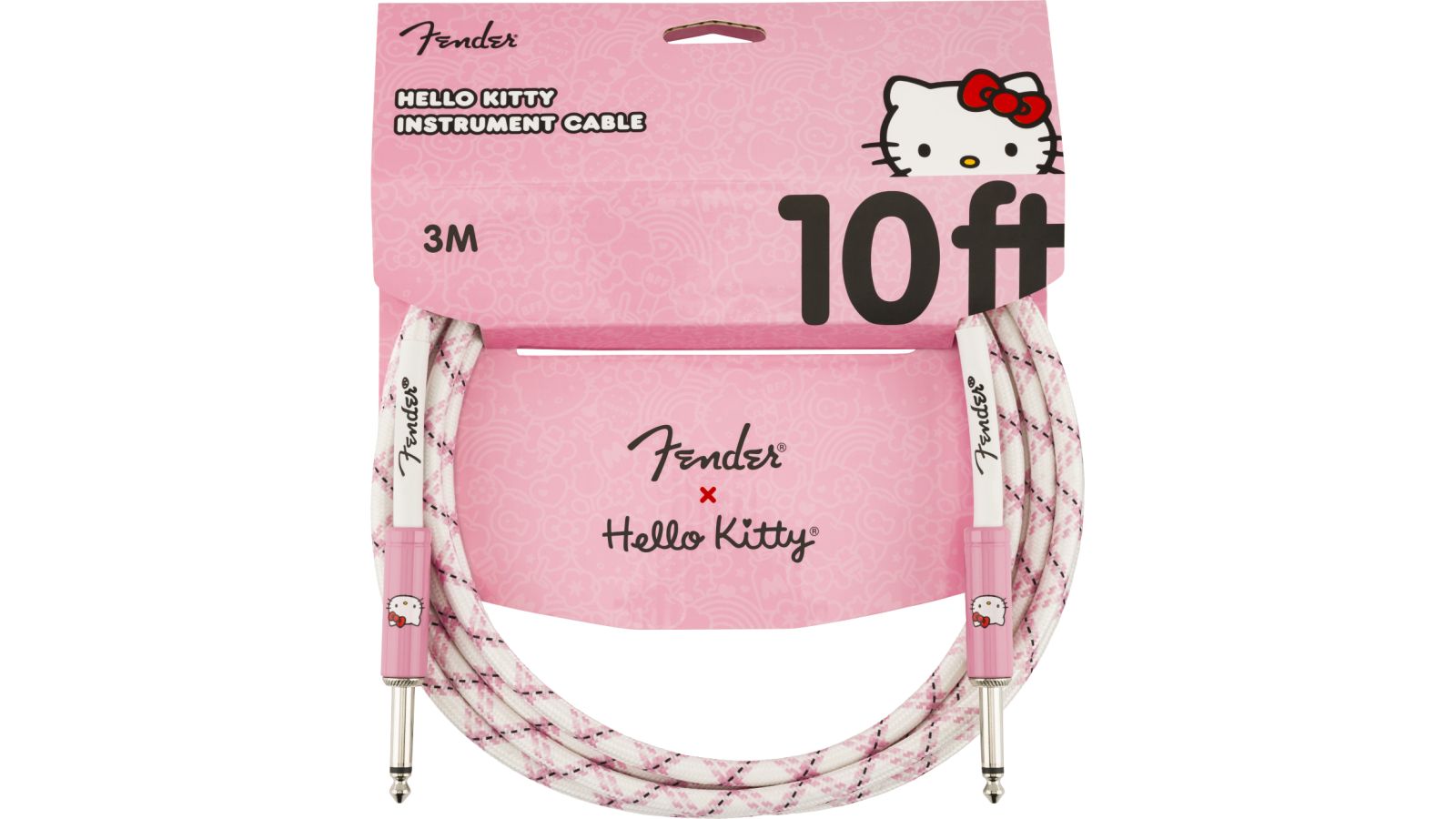 Fender Cable 10ft Hello Kitty 3m