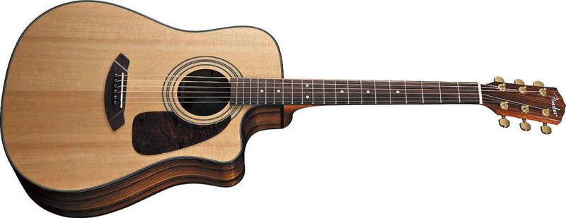 Fender CD-220 SCE Asian Stripped Ebony Westerngitarre