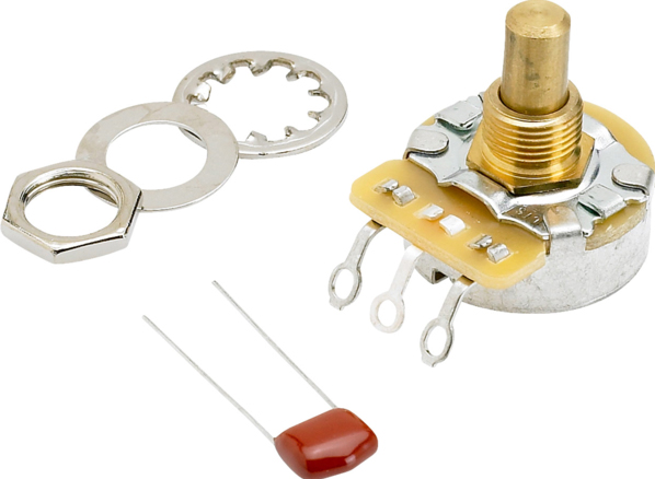 Fender 250K No Load Solid Shaft Potentiometer